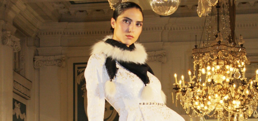 Haute Couture- Zoe in der Kollektion von Liz Malraux