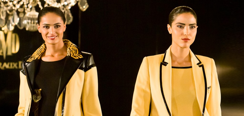 Haute Couture- Zwei Models in der Kollektion von Liz Malraux