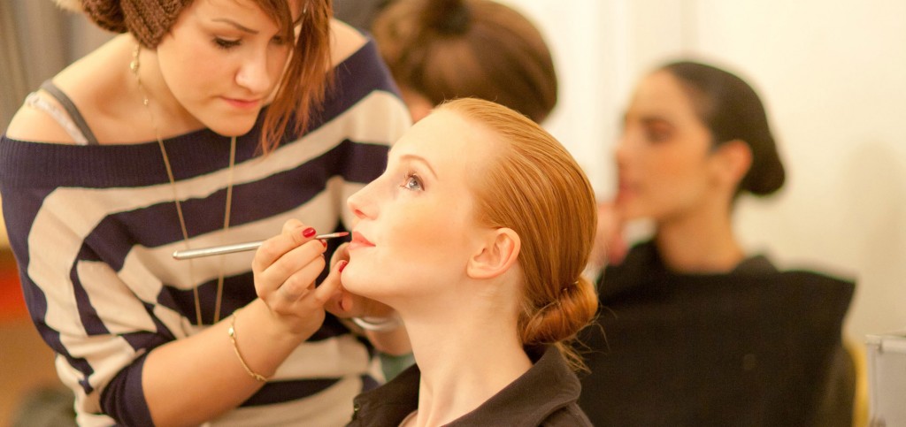 Visagisten und Hairstylingteam im Einsatz