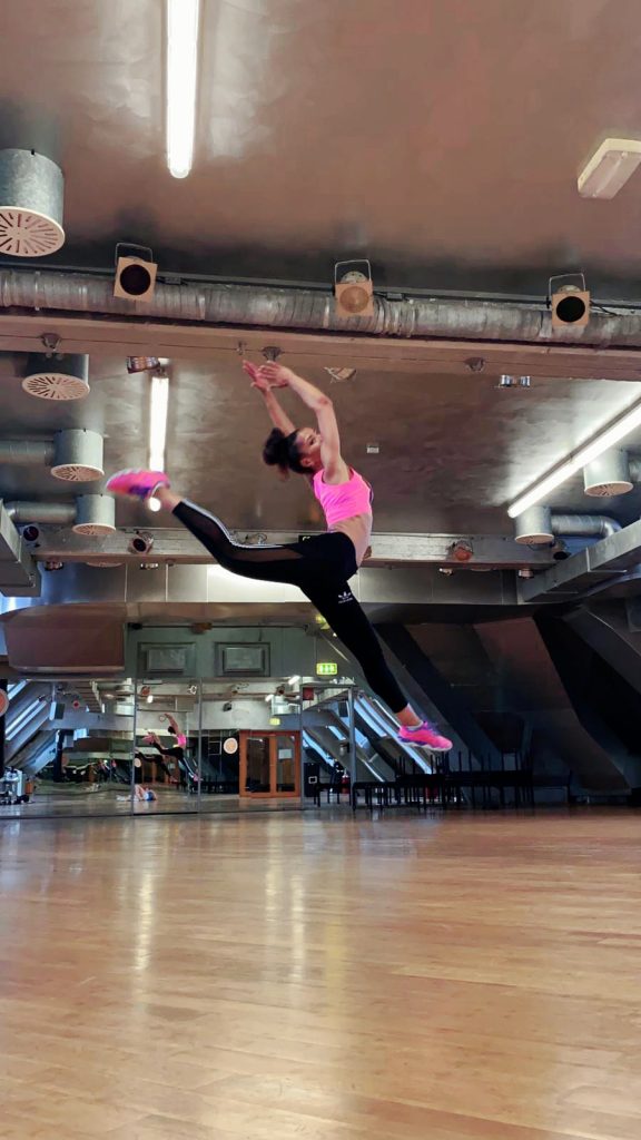 Sportmodel & Tänzerin