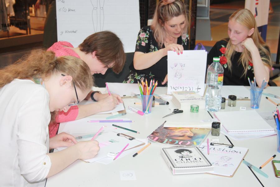 Illustrationsworkshop zu Thema Fashion Illustration in Berlin